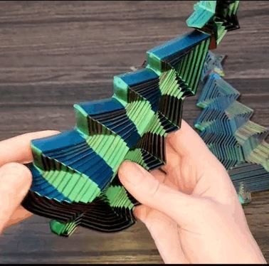 Telescopic Fidget Toy Tree 3D print model_1