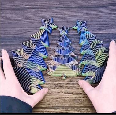 Telescopic Fidget Toy Tree 3D print model_6