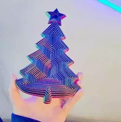 Telescopic Fidget Toy Tree 3D print model