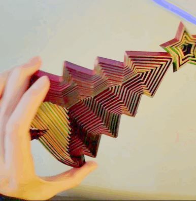 Telescopic Fidget Toy Tree 3D print model_4