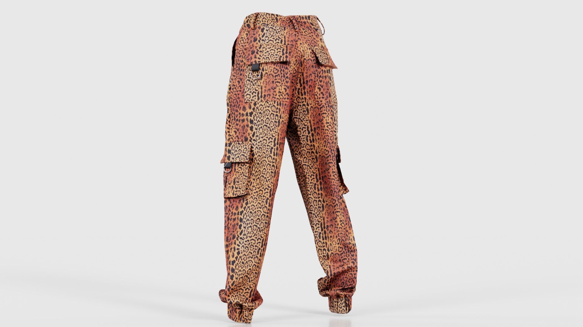 Tiger Trousers Low-poly 3D model_22