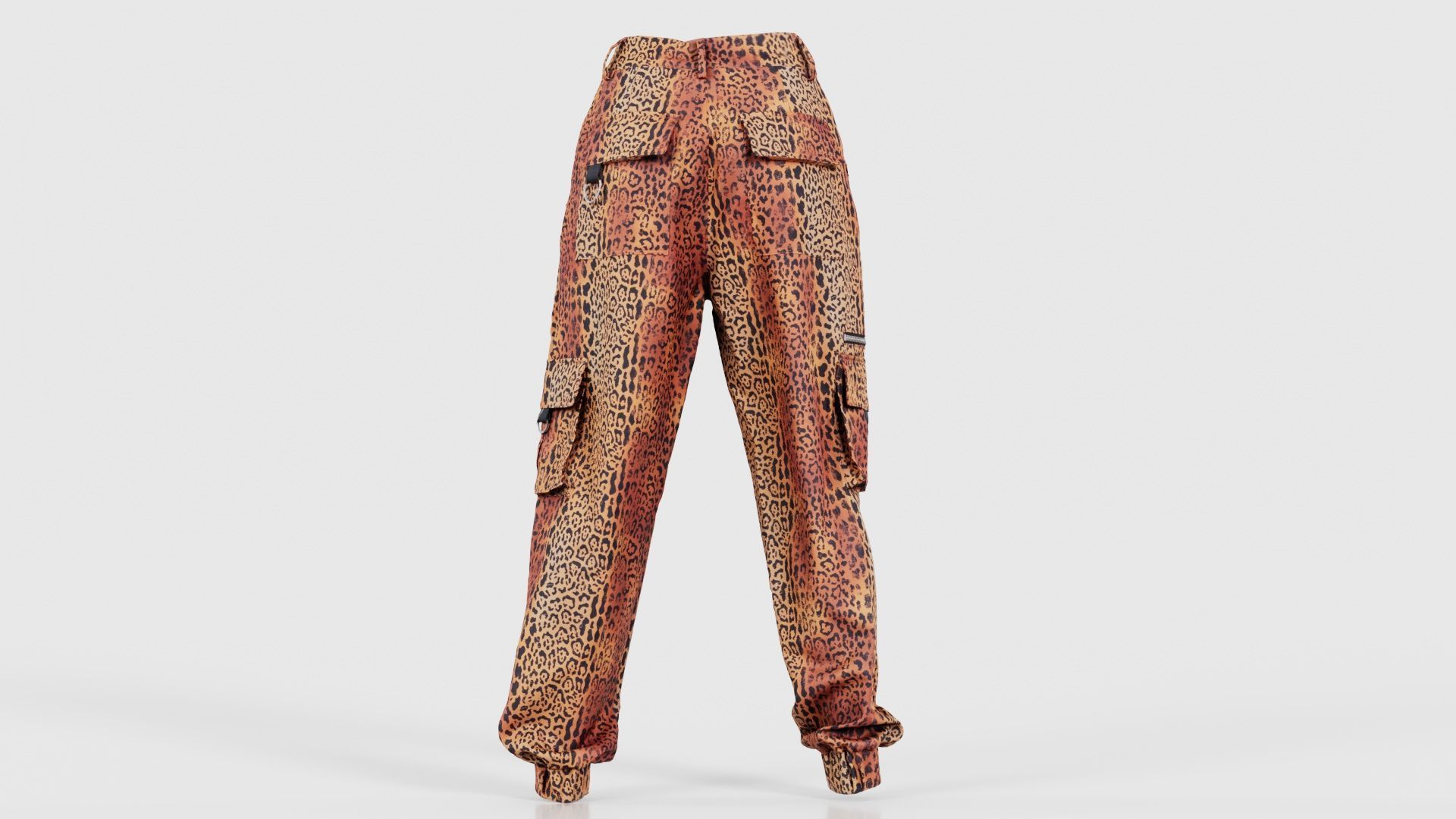 Tiger Trousers Low-poly 3D model_21