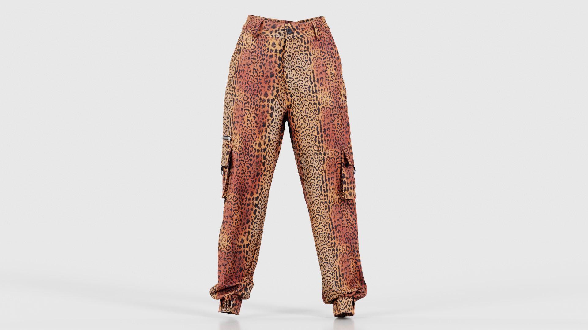 Tiger Trousers Low-poly 3D model_15