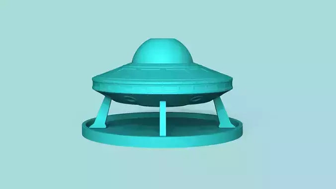 Alien UFO Incense Cascade - Spaceship Decoration 3D print model