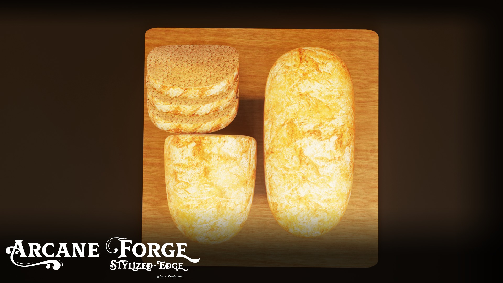 Realistic Bread 3D Model Low-poly 3D model_5