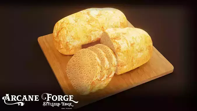 Realistic Bread 3D Model