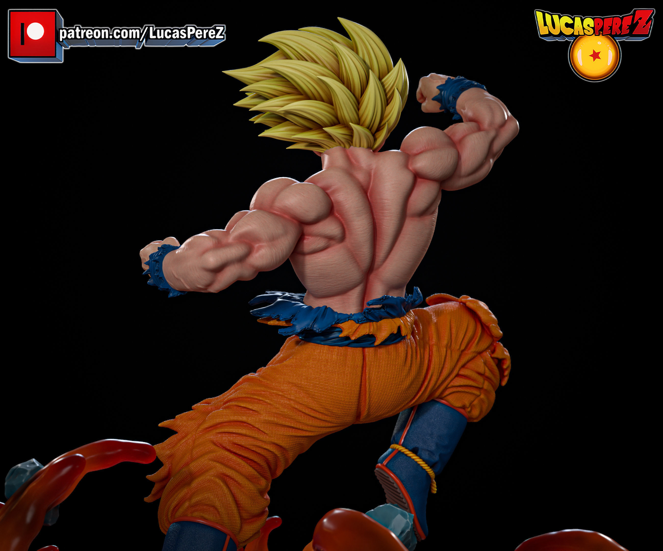GOKU ESPECIAL 3D print model_8
