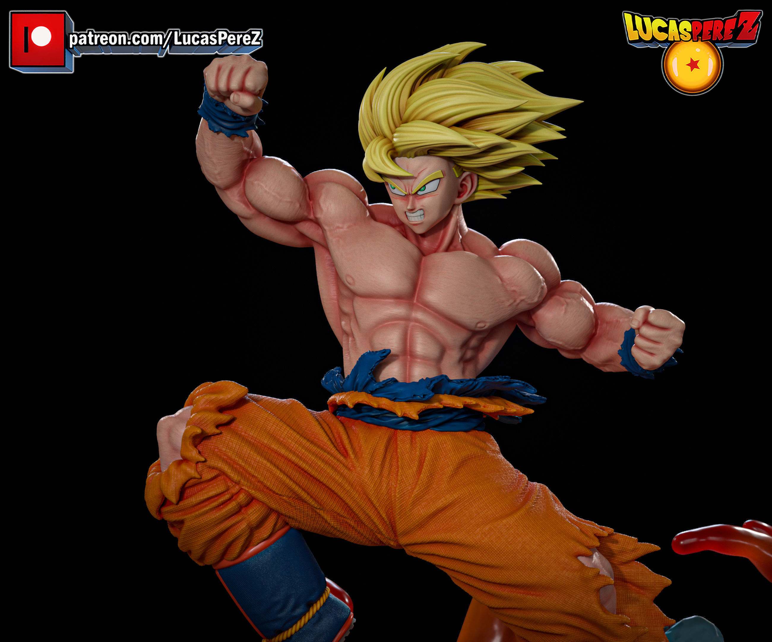 GOKU ESPECIAL 3D print model_13