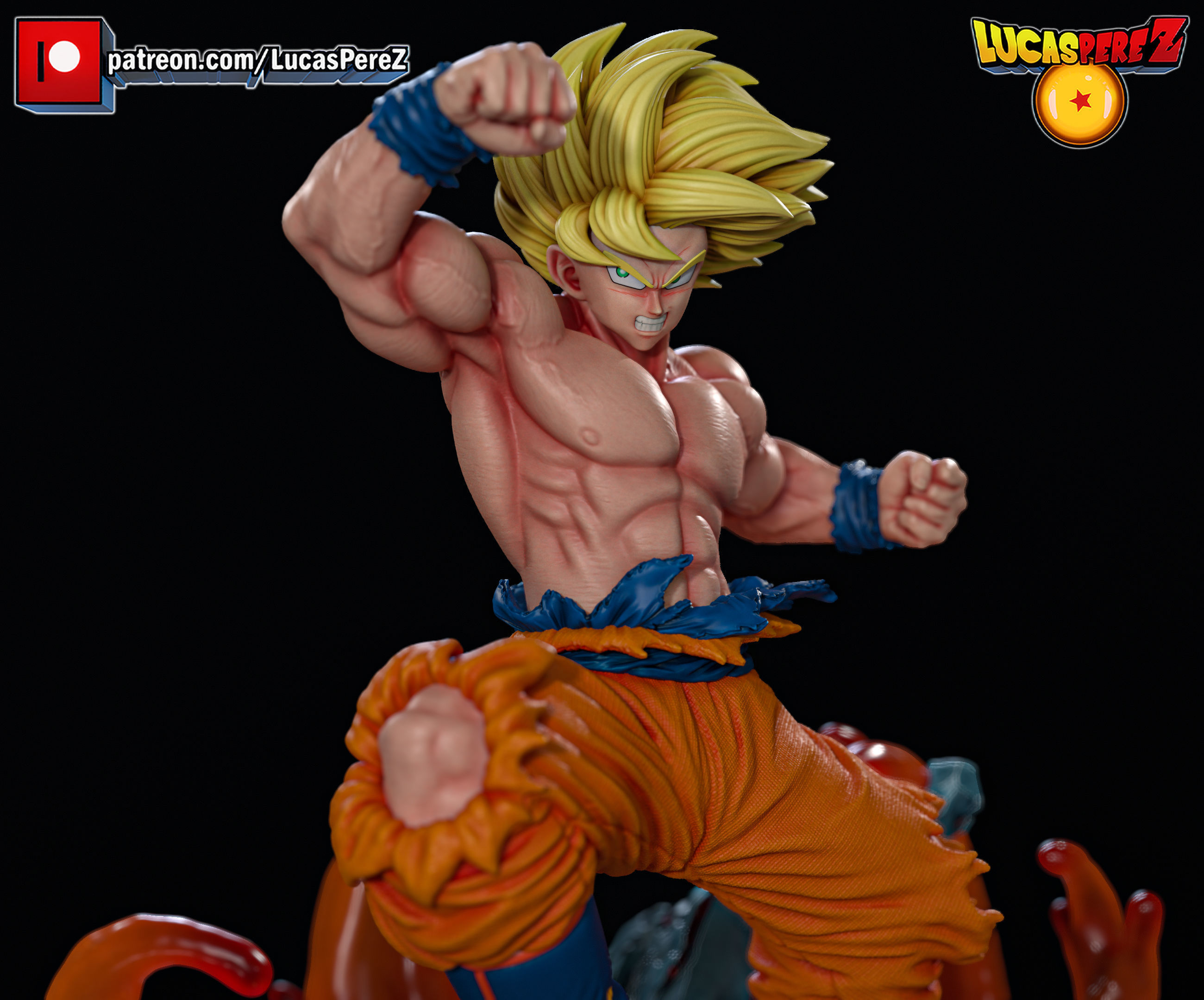 GOKU ESPECIAL 3D print model_6