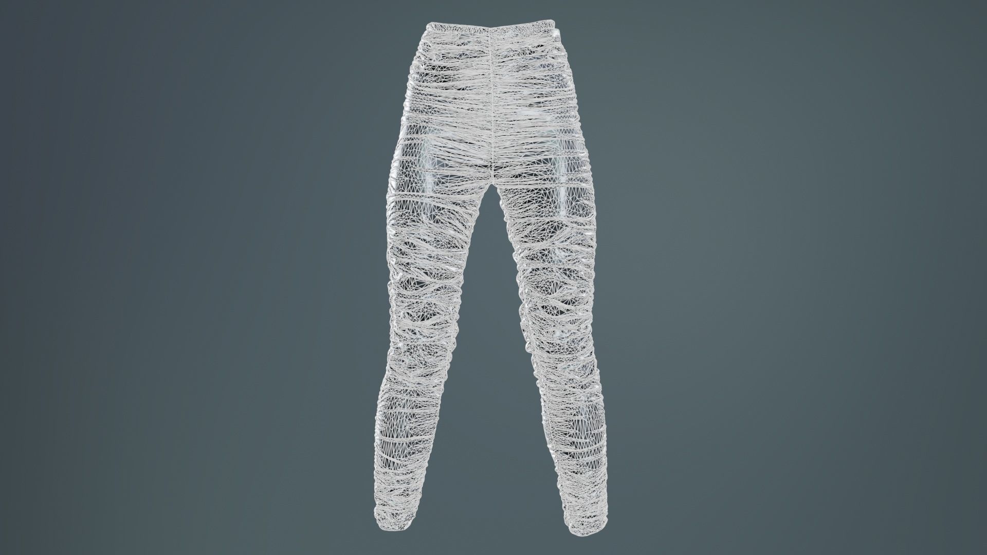Ultimate Wrinkle Pants Low-poly 3D model_9