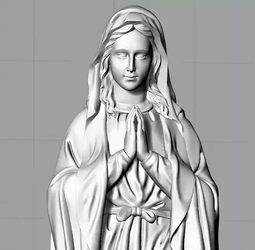 Santa Low-poly 3D model