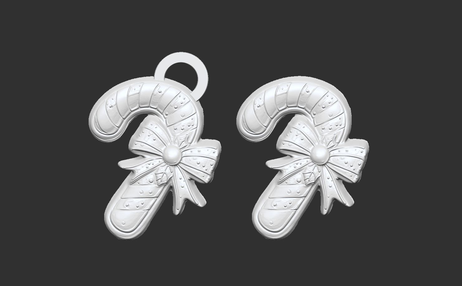 christmas candy decor  3D print model_6