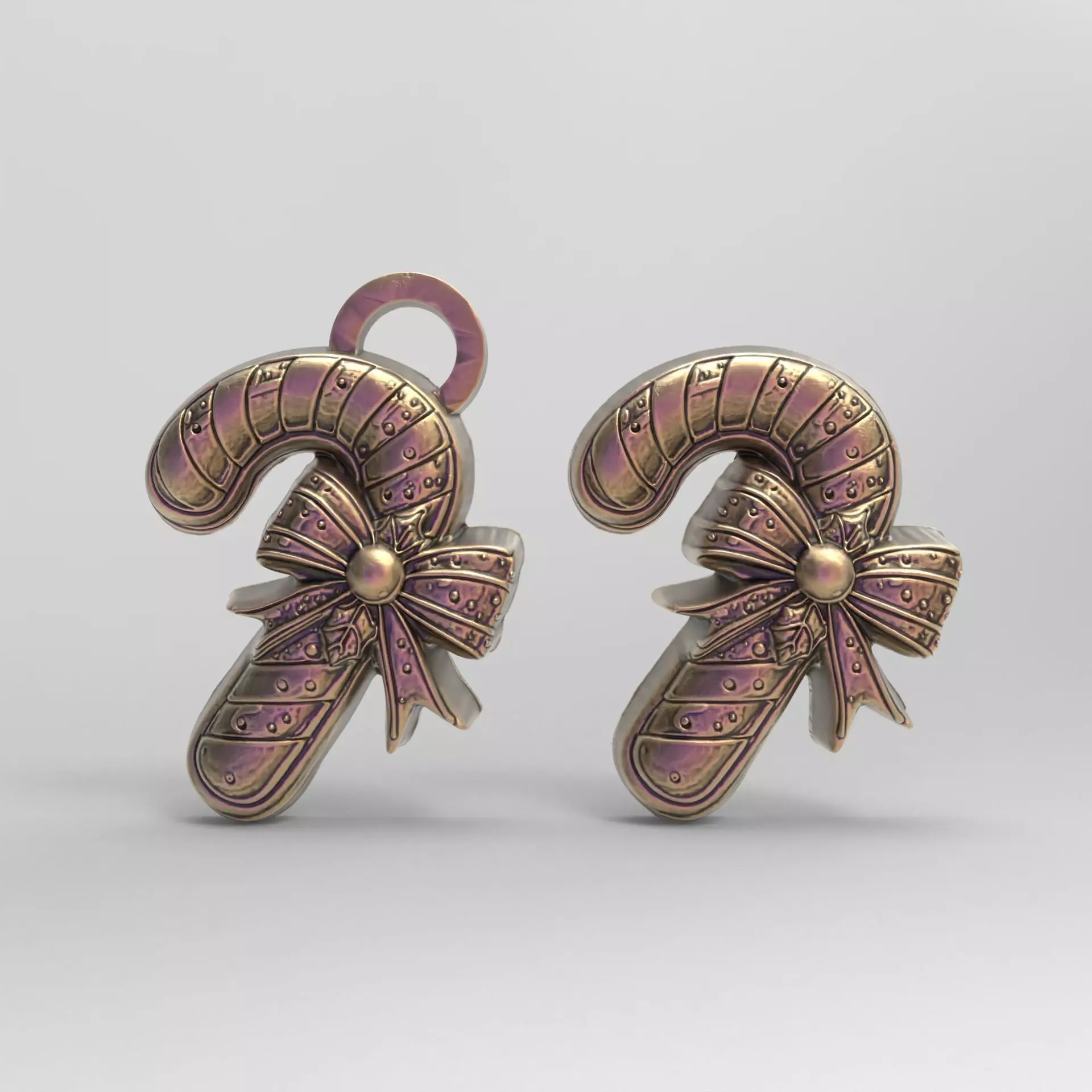 christmas candy decor  3D print model_0