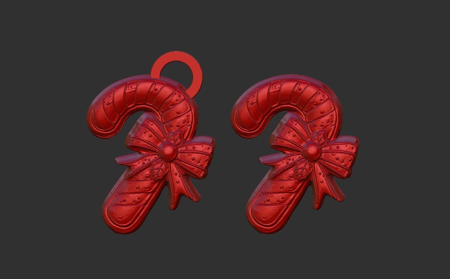 christmas candy decor  3D print model_7