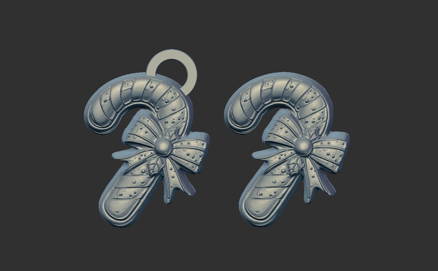 christmas candy decor  3D print model_11