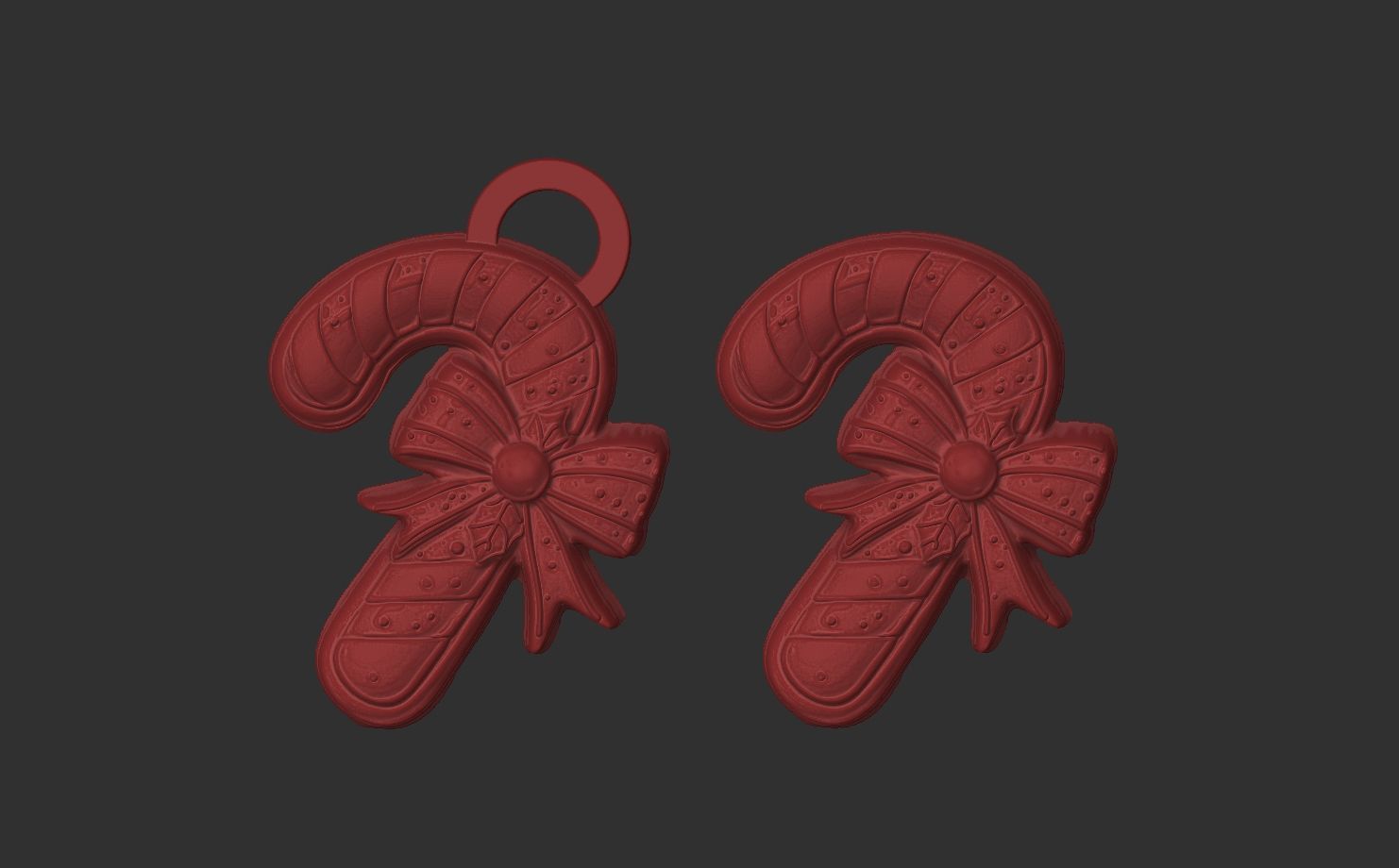 christmas candy decor  3D print model_9