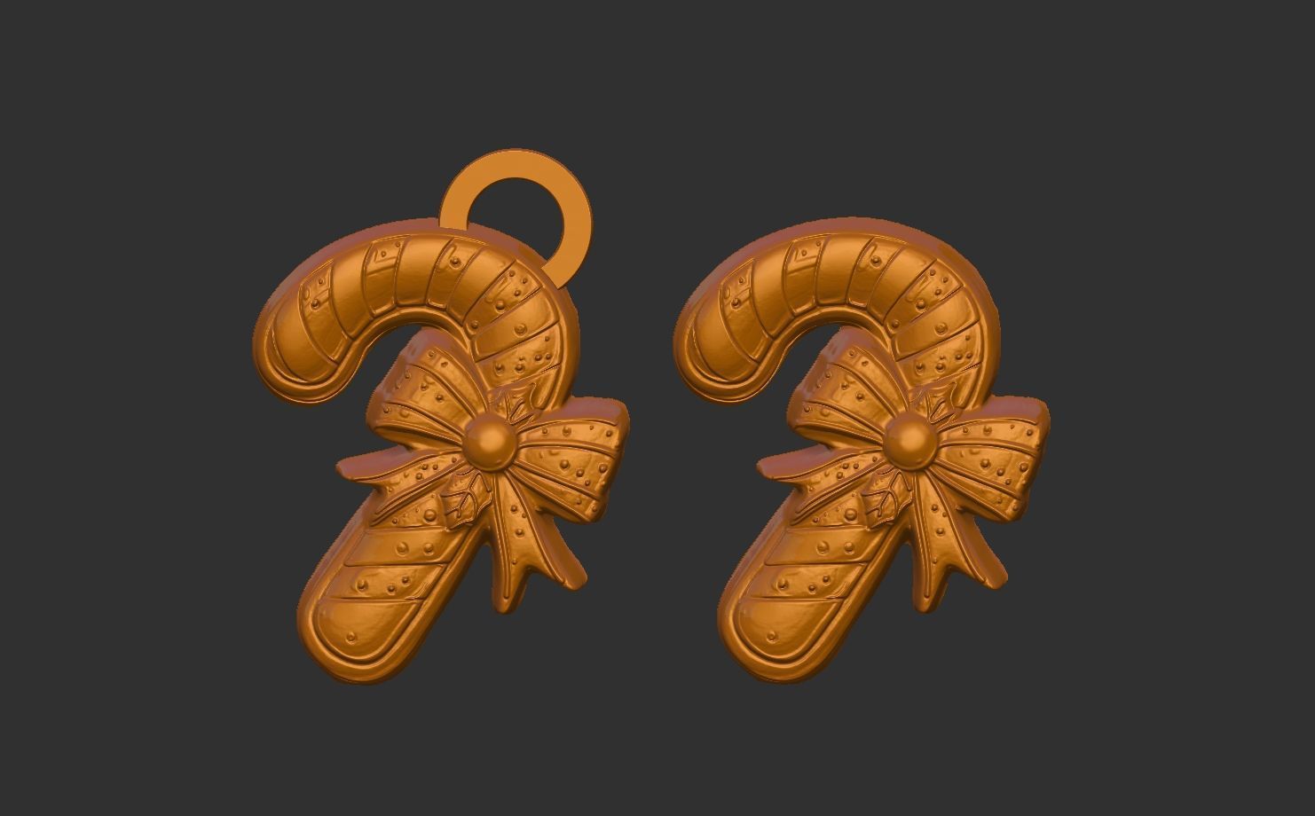 christmas candy decor  3D print model_13