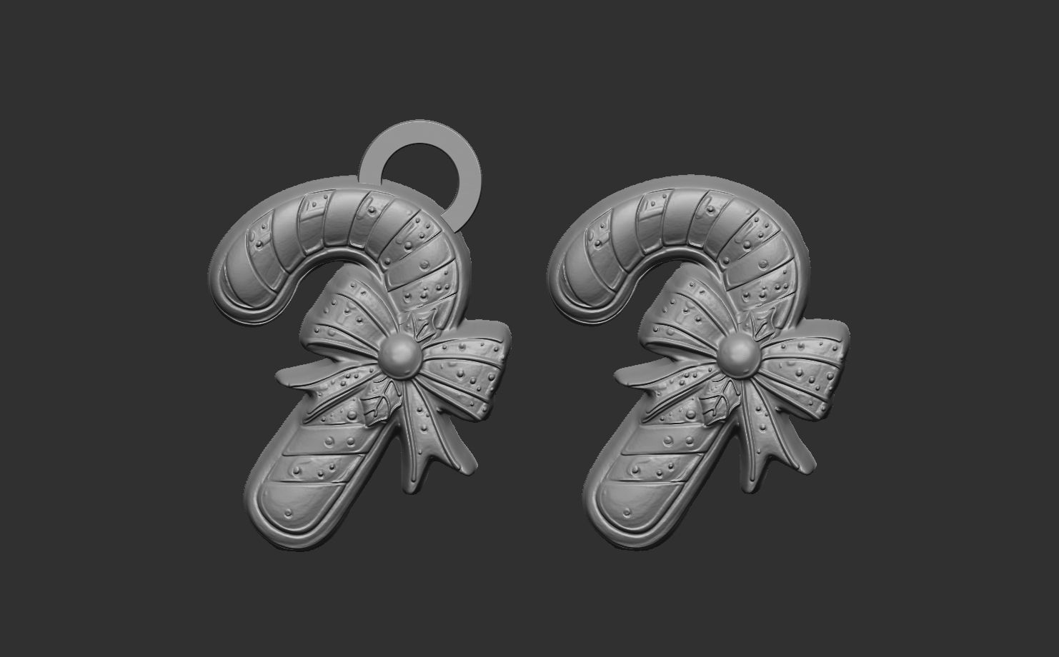 christmas candy decor  3D print model_15