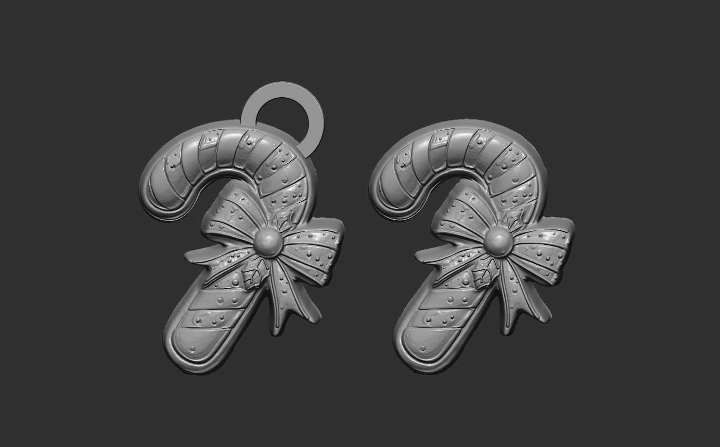 christmas candy decor  3D print model_10