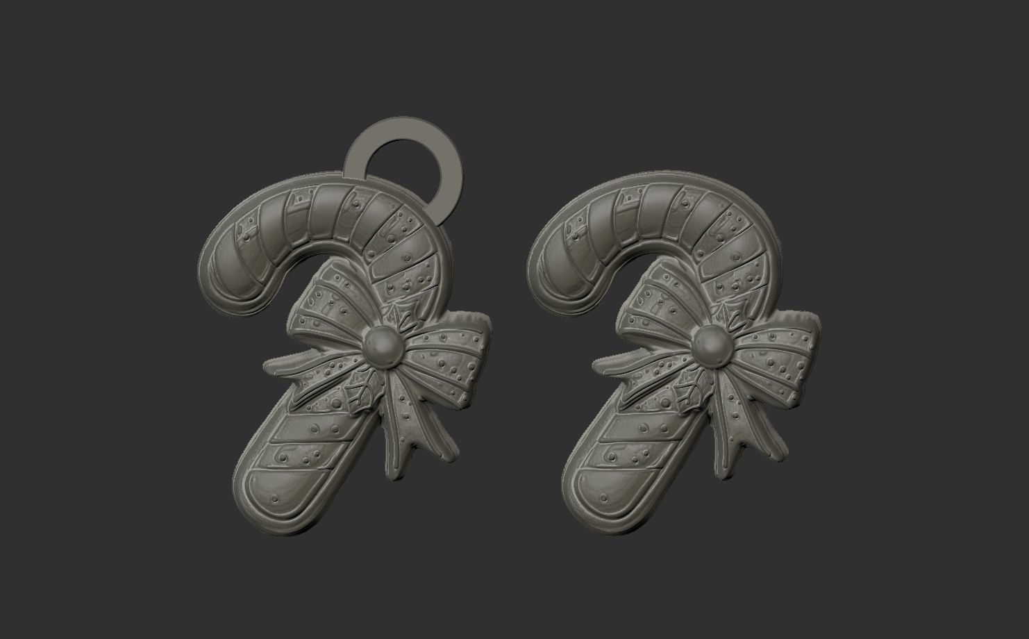 christmas candy decor  3D print model_12