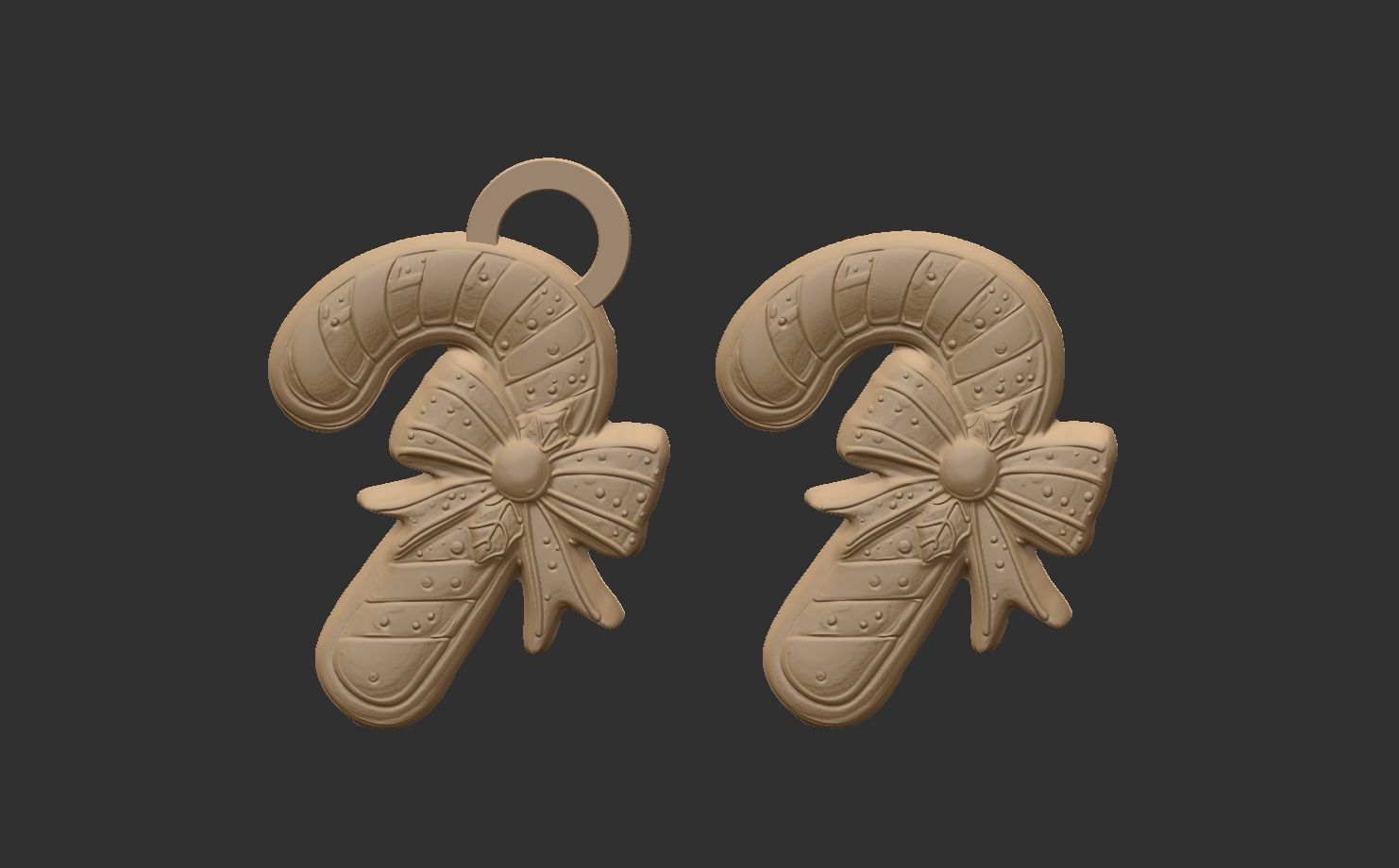 christmas candy decor  3D print model_14