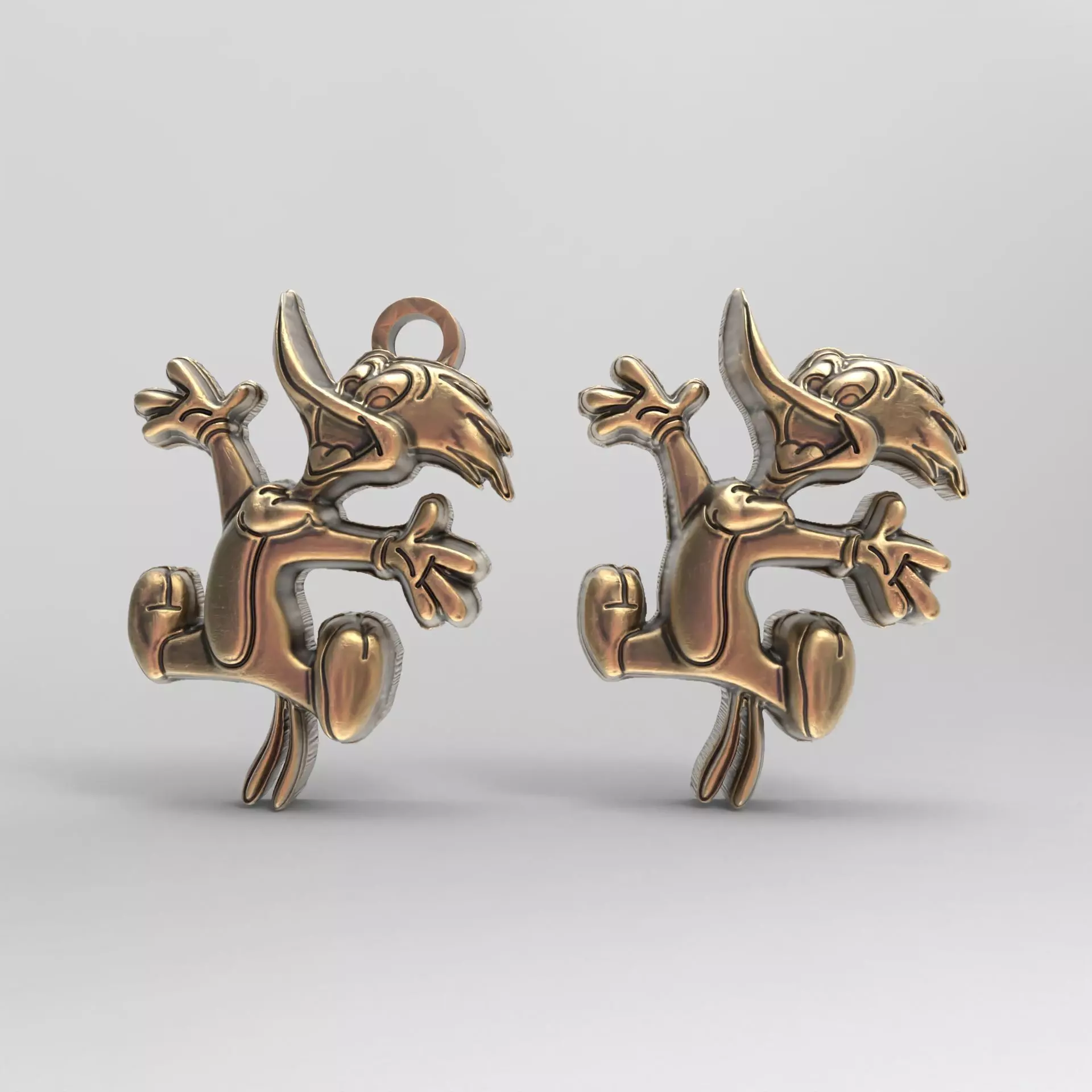 woody woodpeckers pentant 3D print model_0