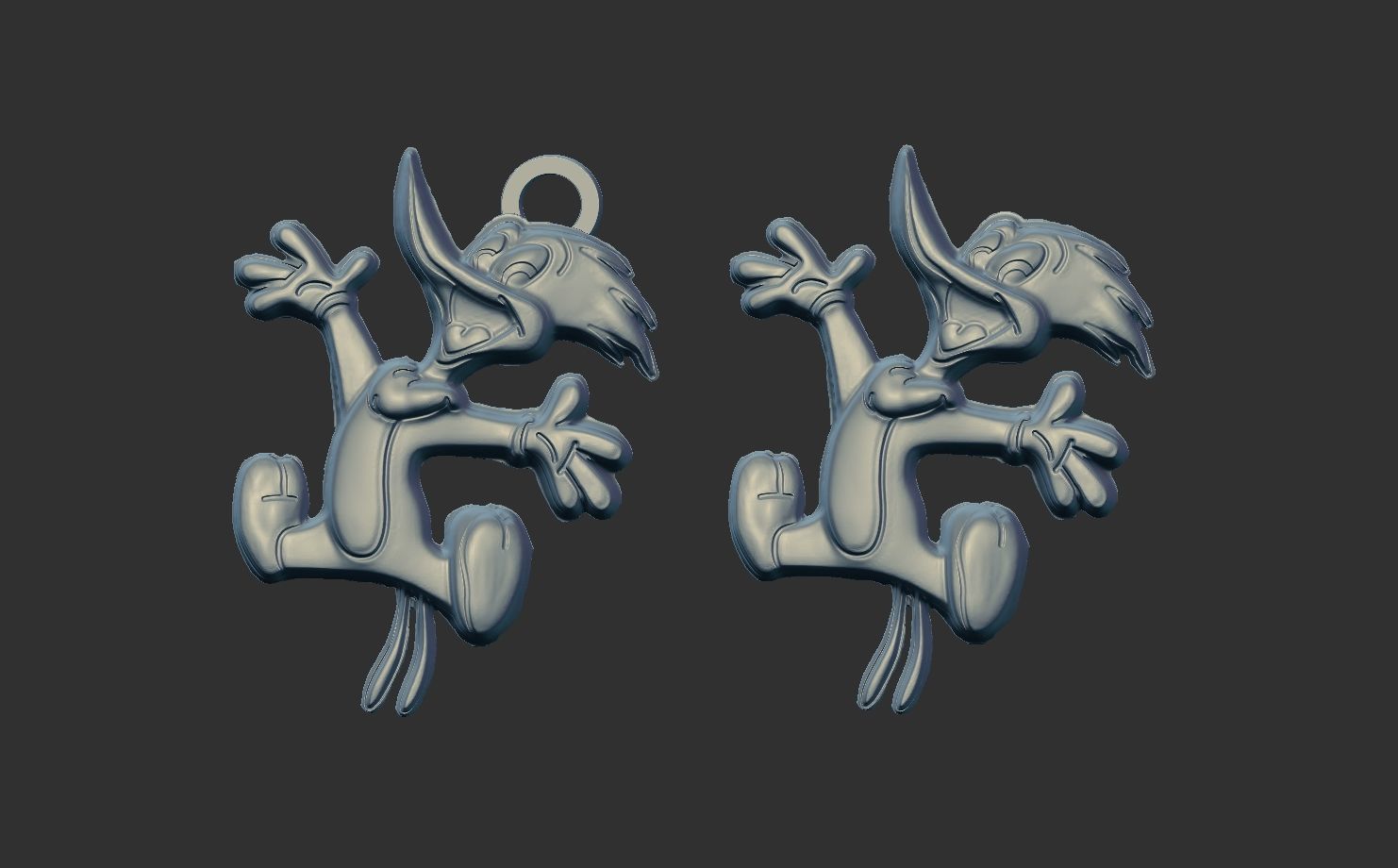 woody woodpeckers pentant 3D print model_7