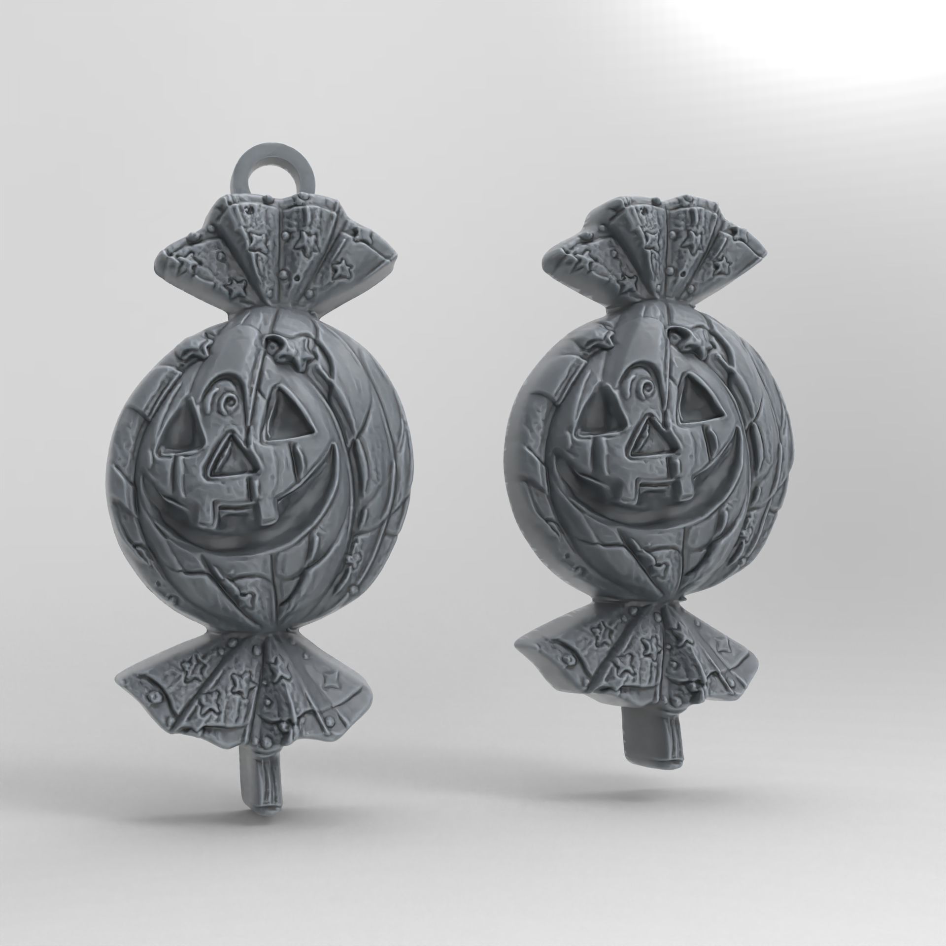 hallowen candy decoration  3D print model_1