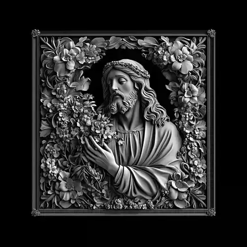 Heavenly Grace in Blooming Frame