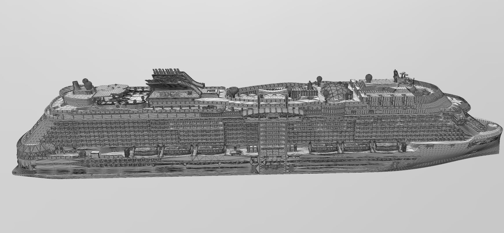 Celebrity EDGE cruise ship print ready model 3D print model_7