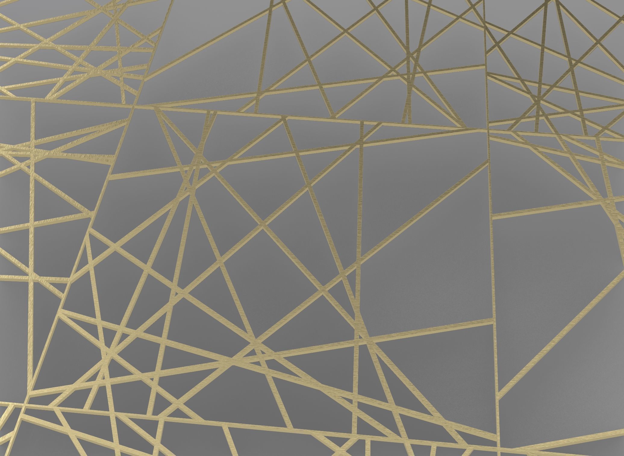 Gold Decorative Panel 6 Free 3D model_8