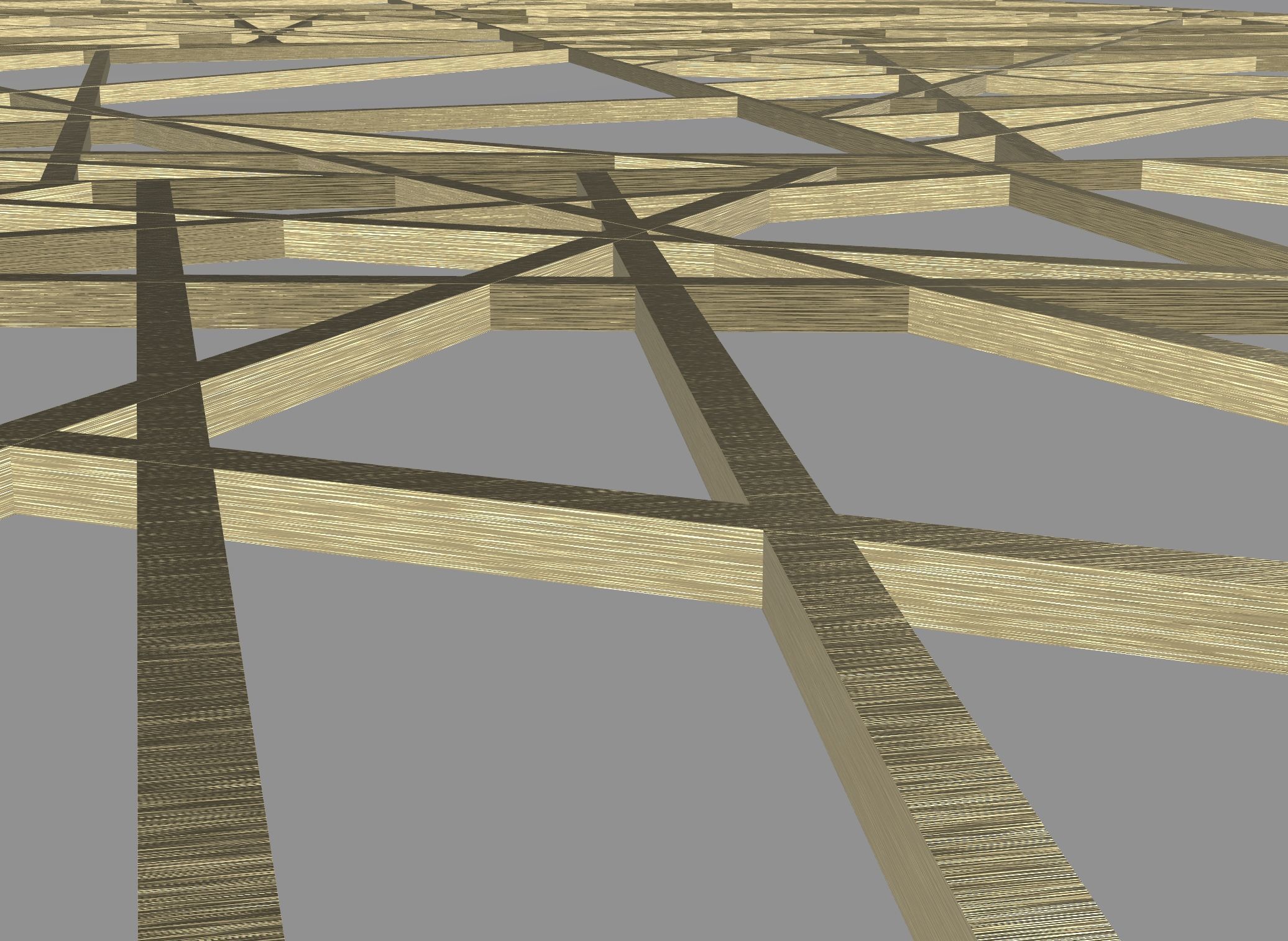 Gold Decorative Panel 6 Free 3D model_4