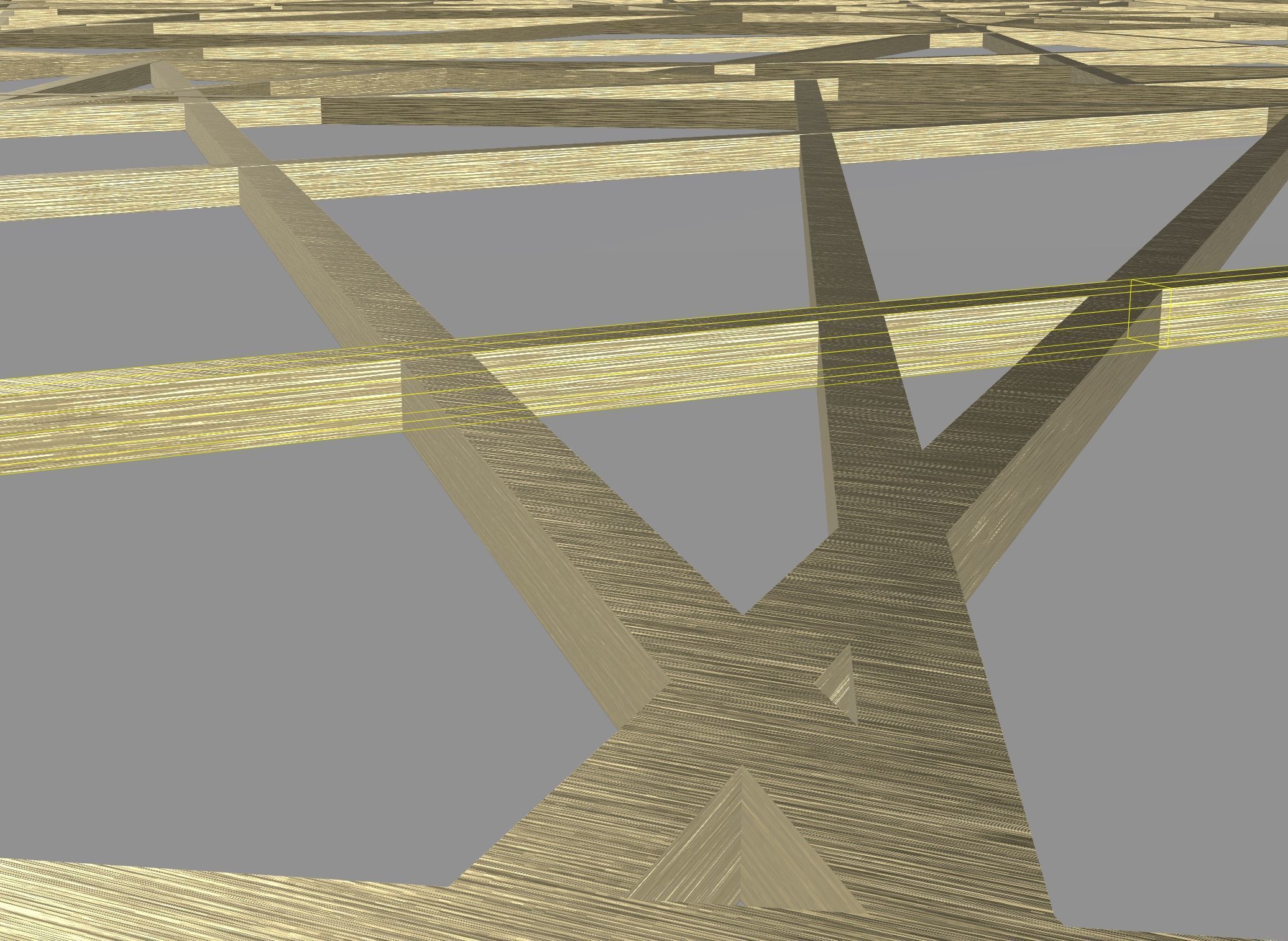 Gold Decorative Panel 6 Free 3D model_7