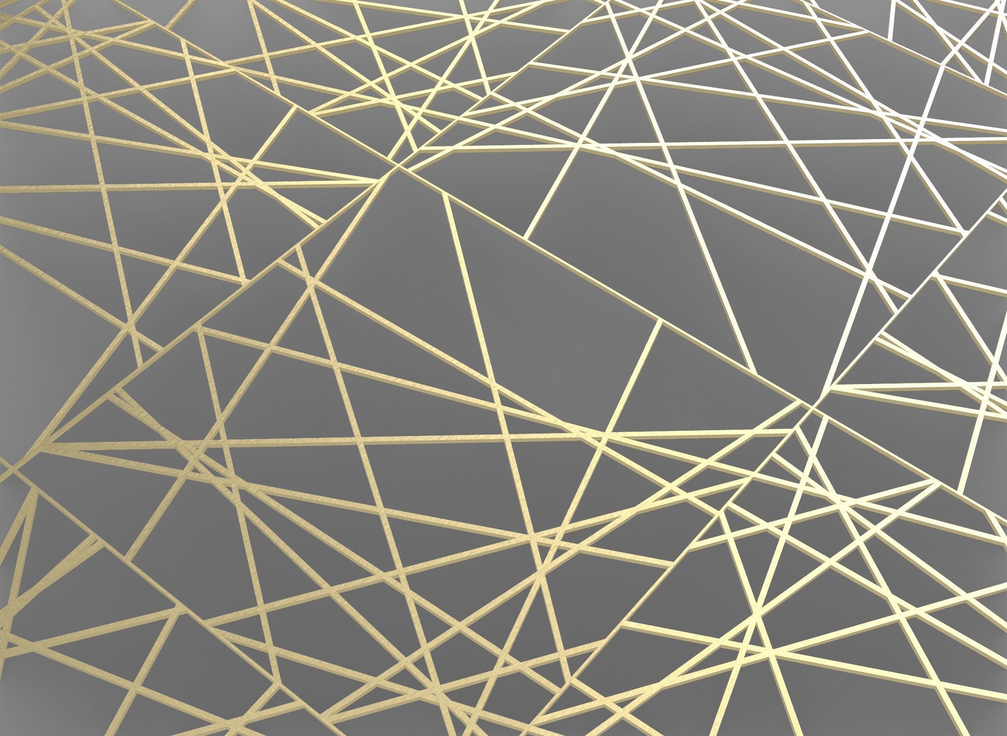 Gold Decorative Panel 6 Free 3D model_9