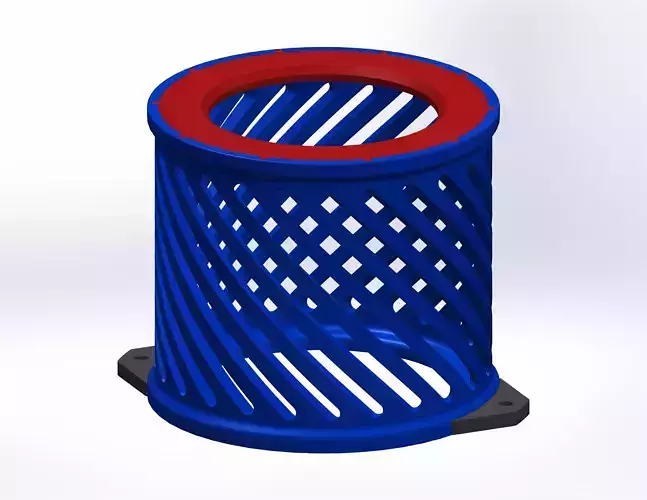 Pottery Trim Tower with Interchangeable Chuck and Chum Inserts 3D print model