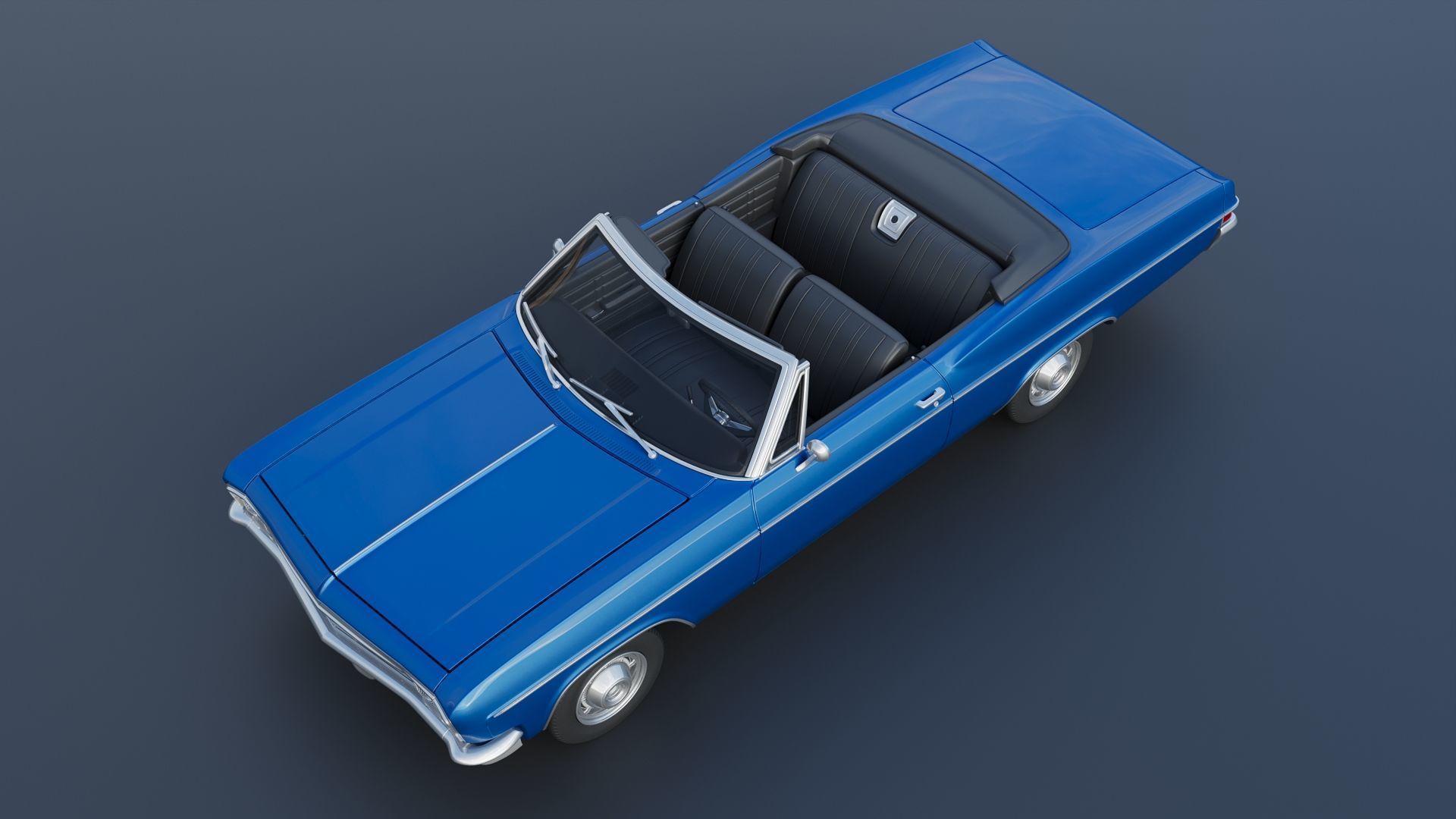 Chevrolet Impala Convertible 1966 3D print model_14