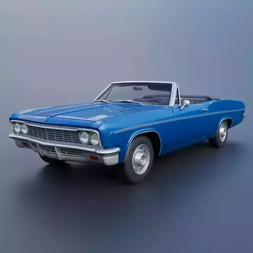 Chevrolet Impala Convertible 1966 3D print model