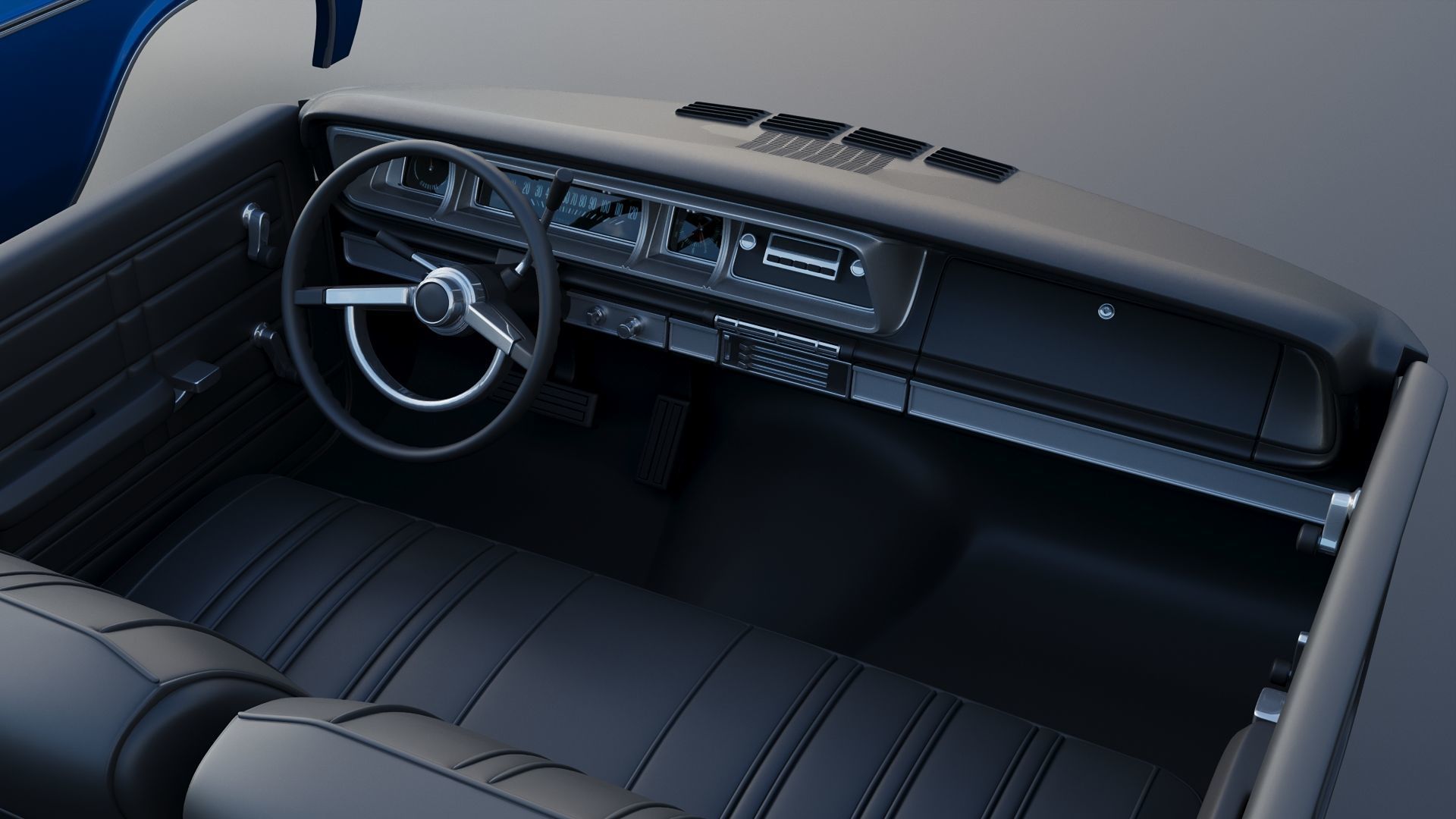 Chevrolet Impala Convertible 1966 3D print model_28