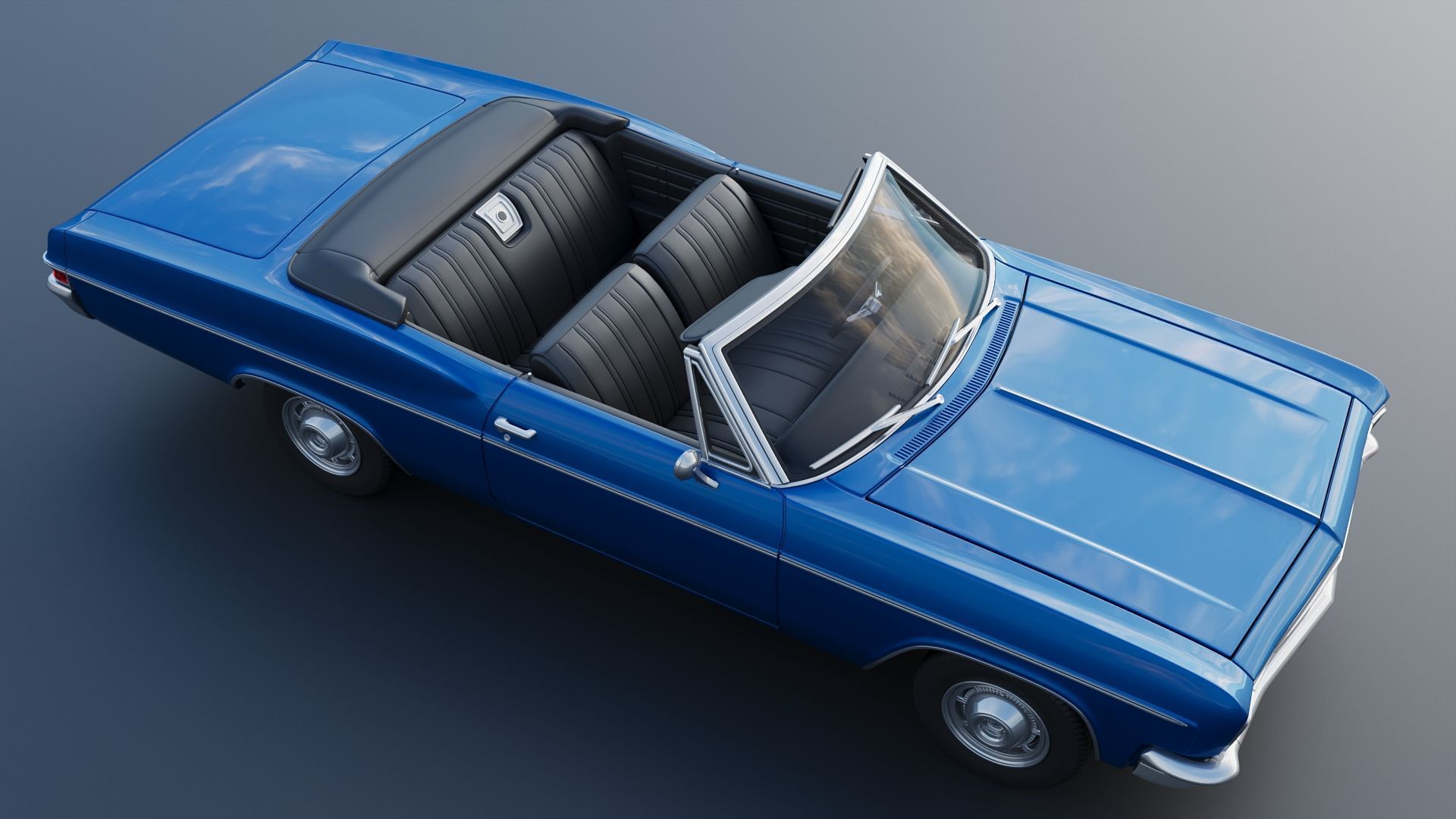 Chevrolet Impala Convertible 1966 3D print model_13