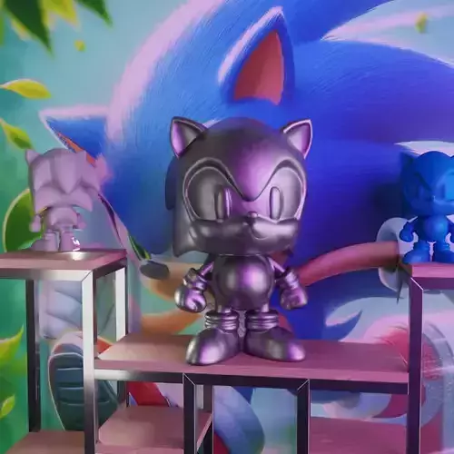 Baby Sonic  3D print model