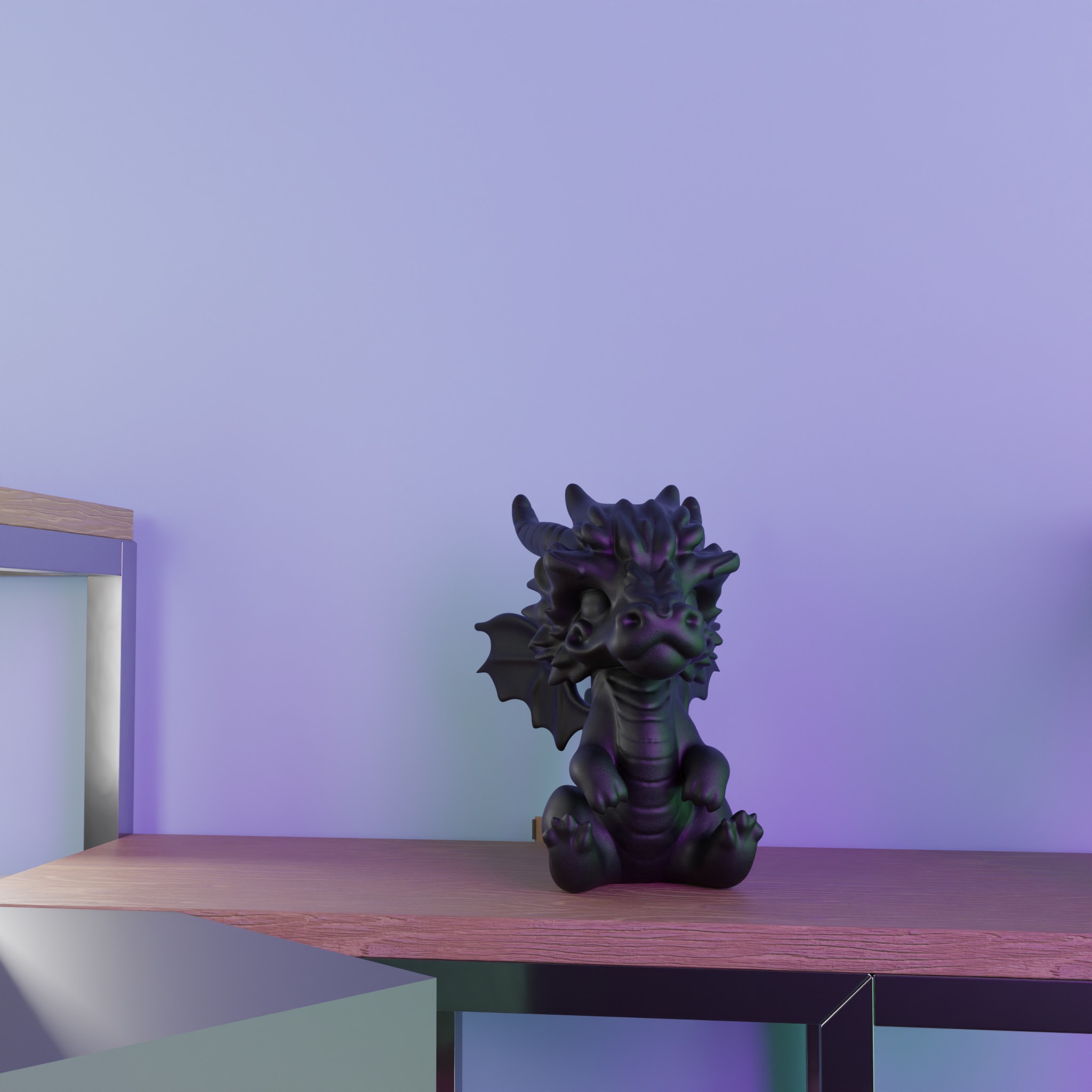 Baby shenron dragon ball 3D print model_2