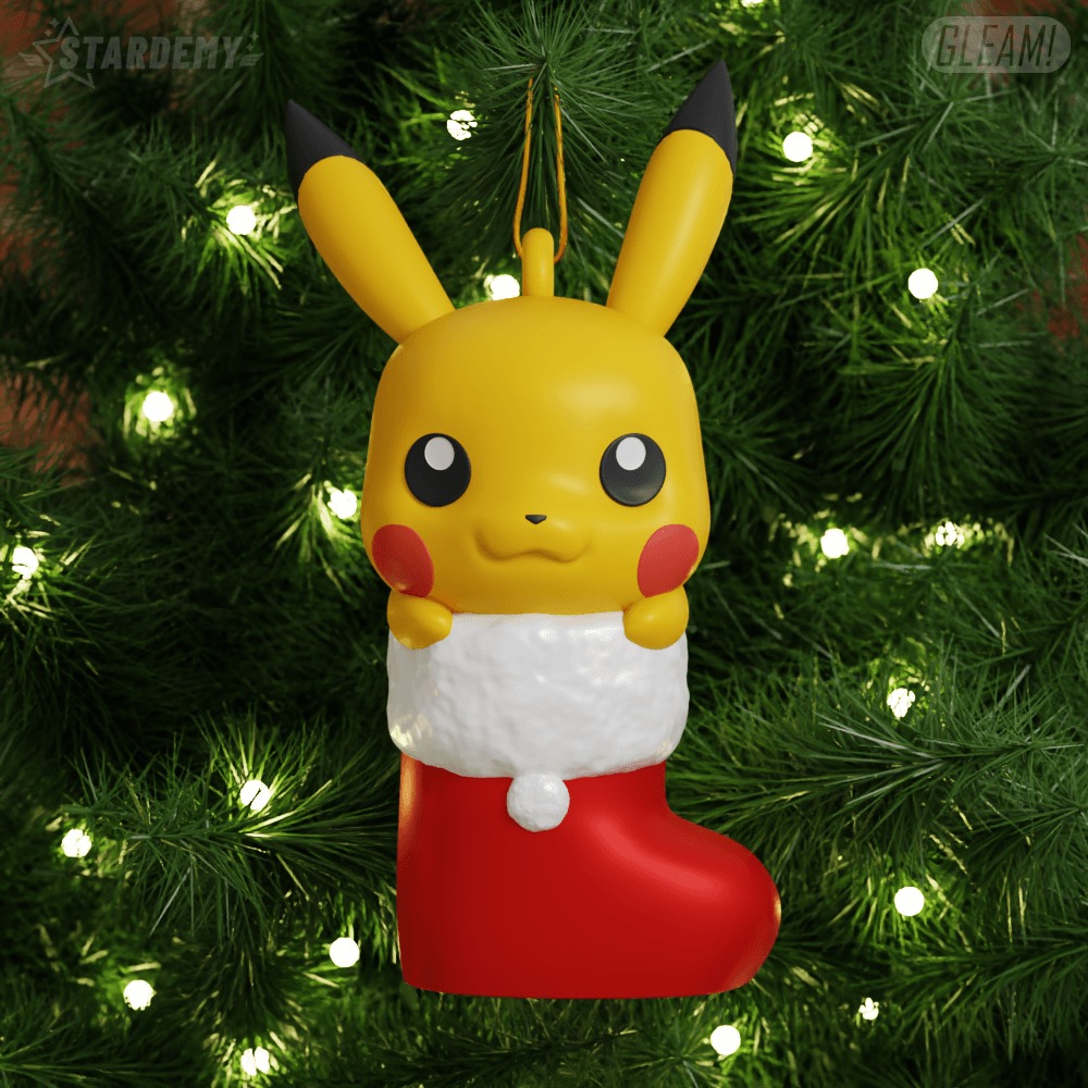 Eevee Pikachu Stocking Xmas Tree Ornaments Decoration 3D print model_8
