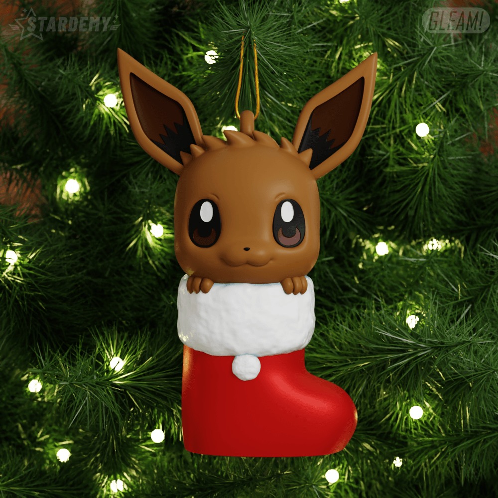 Eevee Pikachu Stocking Xmas Tree Ornaments Decoration 3D print model_5