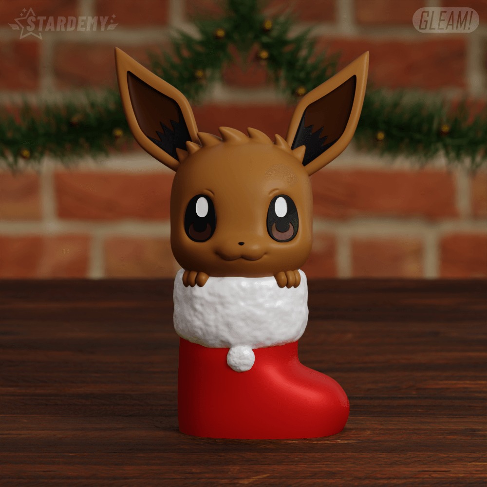 Eevee Pikachu Stocking Xmas Tree Ornaments Decoration 3D print model_4
