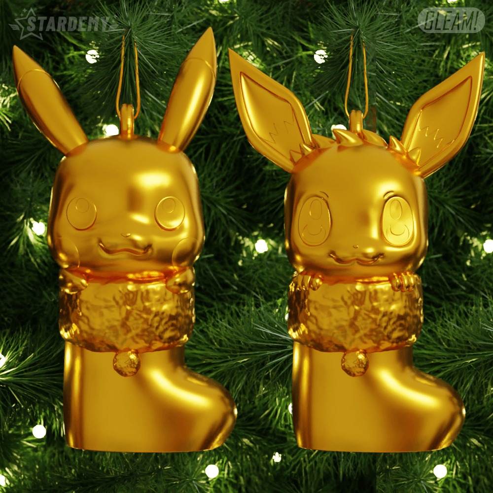 Eevee Pikachu Stocking Xmas Tree Ornaments Decoration 3D print model_2