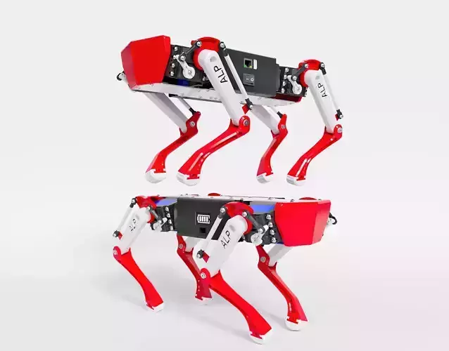 mechanical dog 3D model
