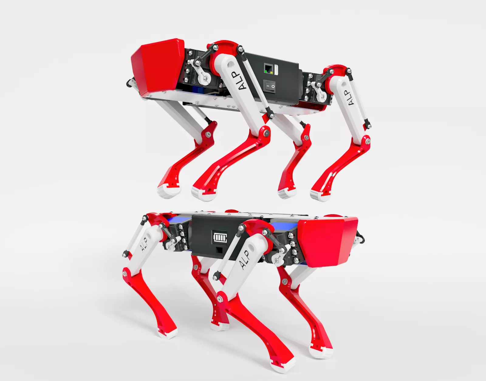 mechanical dog 3D model_0