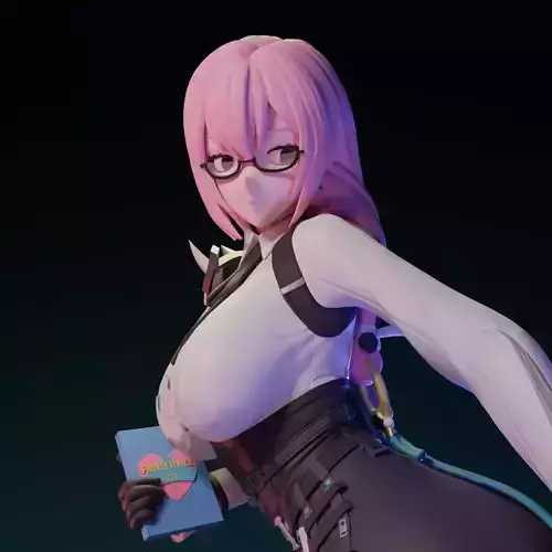 Yanagi from Zenless Zone Zero 3D print model