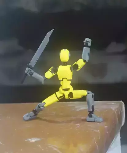 Macho-13 - Articulated Action Figure Poseable Mannequin 3D print model