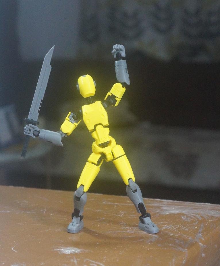 Macho-13 - Articulated Action Figure Poseable Mannequin 3D print model_7